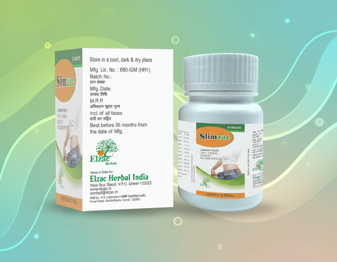 SlimZac by Elzac | Herbal Slimming Tablets