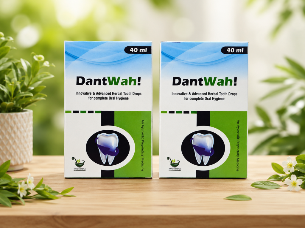 DantWah Herbal Tooth Drops | Advanced Oral Care for Teeth & Gums | Pack of 2