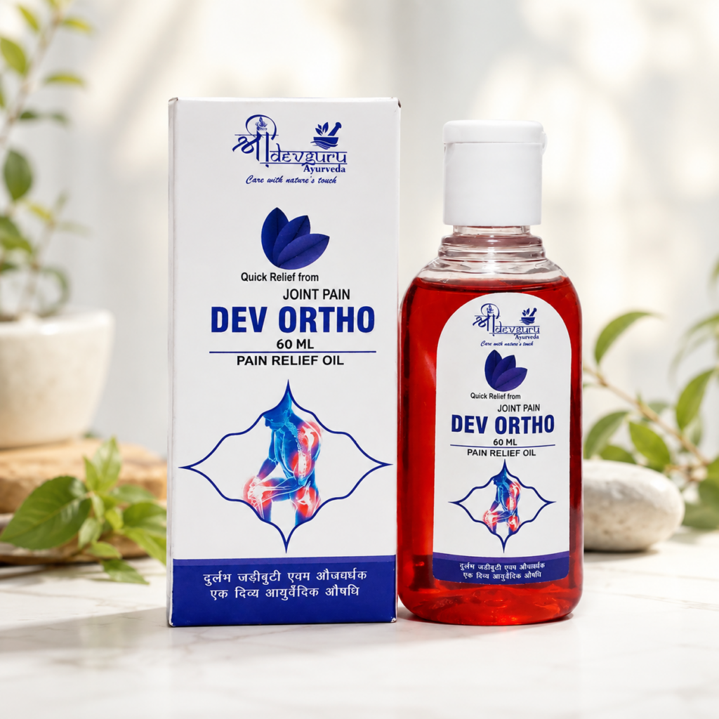 Dev Ortho Ayurvedic Joint Pain Relief Oil | Herbal Oil for Muscle & Joint Pain